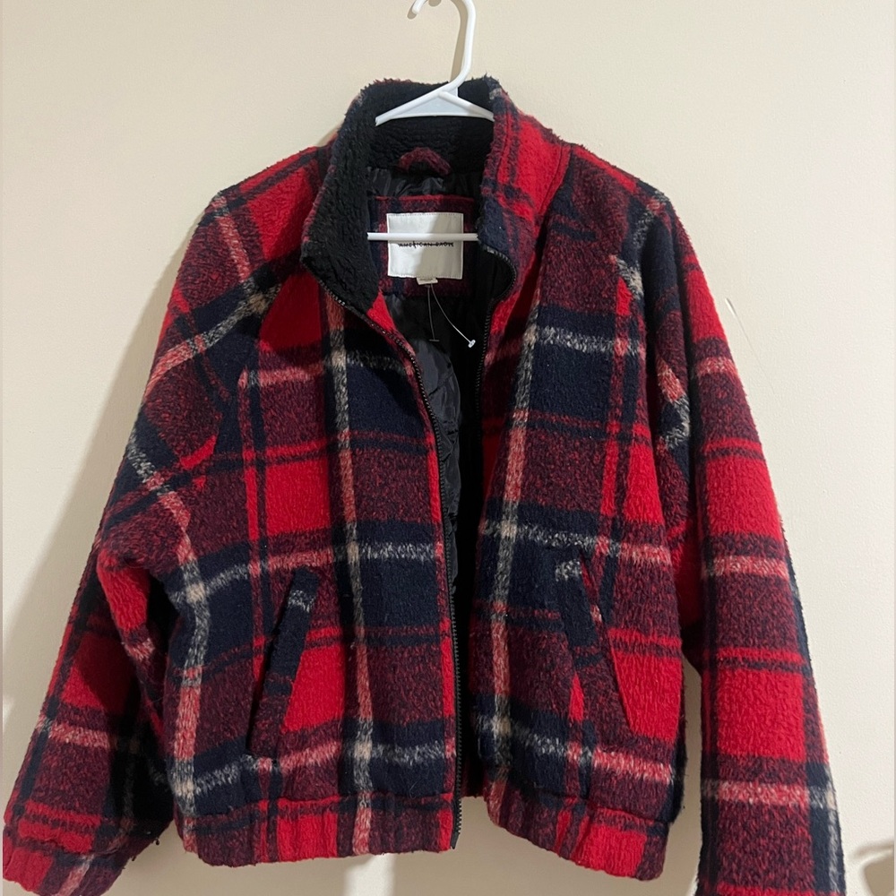 American Eagle Outfitters Plaid Jacket